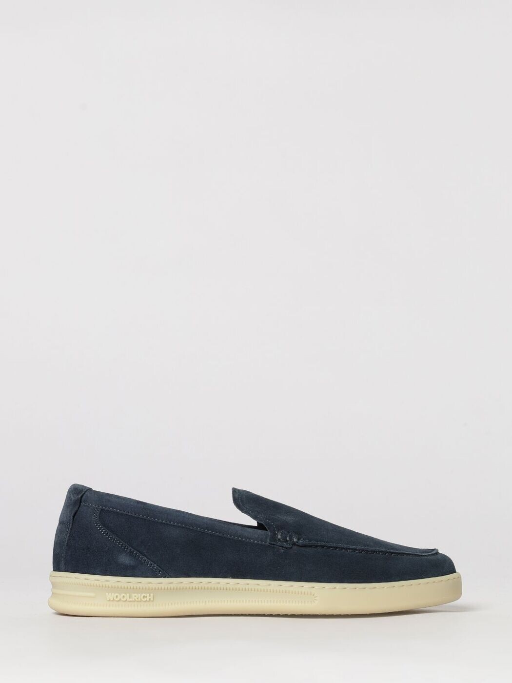 羊毛分限者 WOOLRICH 置き目毛皮 メンズ 青色 Loafers WFM2610241A0 関税 貨物輸送無料 2026SS gi