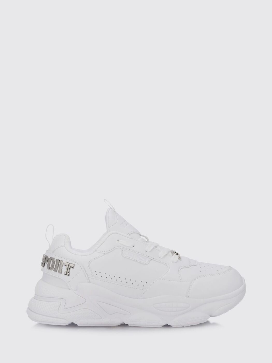 飾り気のない運動競技 PLEIN SPORT スニーカー メンズ 白いこと Sneakers FAESUSC0855SLE004N 関税 貨物輸送無料 2026SS gi