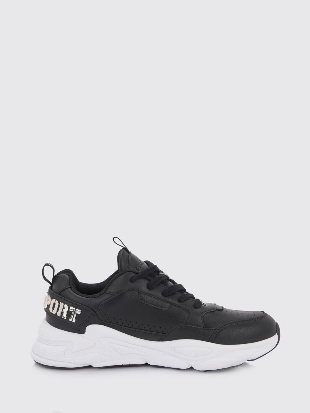 飾り気のない運動競技 PLEIN SPORT スニーカー メンズ 黒いこと Sneakers FAESUSC0855SLE004N 関税 貨物輸送無料 2026SS gi