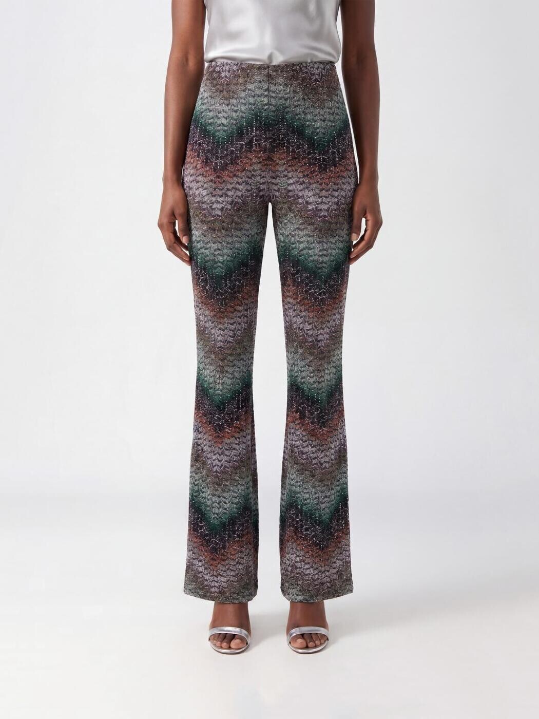 ミッソーニ MISSONI ズボン ズボン下 レディース 緑であること Trousers DS26SI0GBC0065 関税 貨物輸送無料 2026SS gi