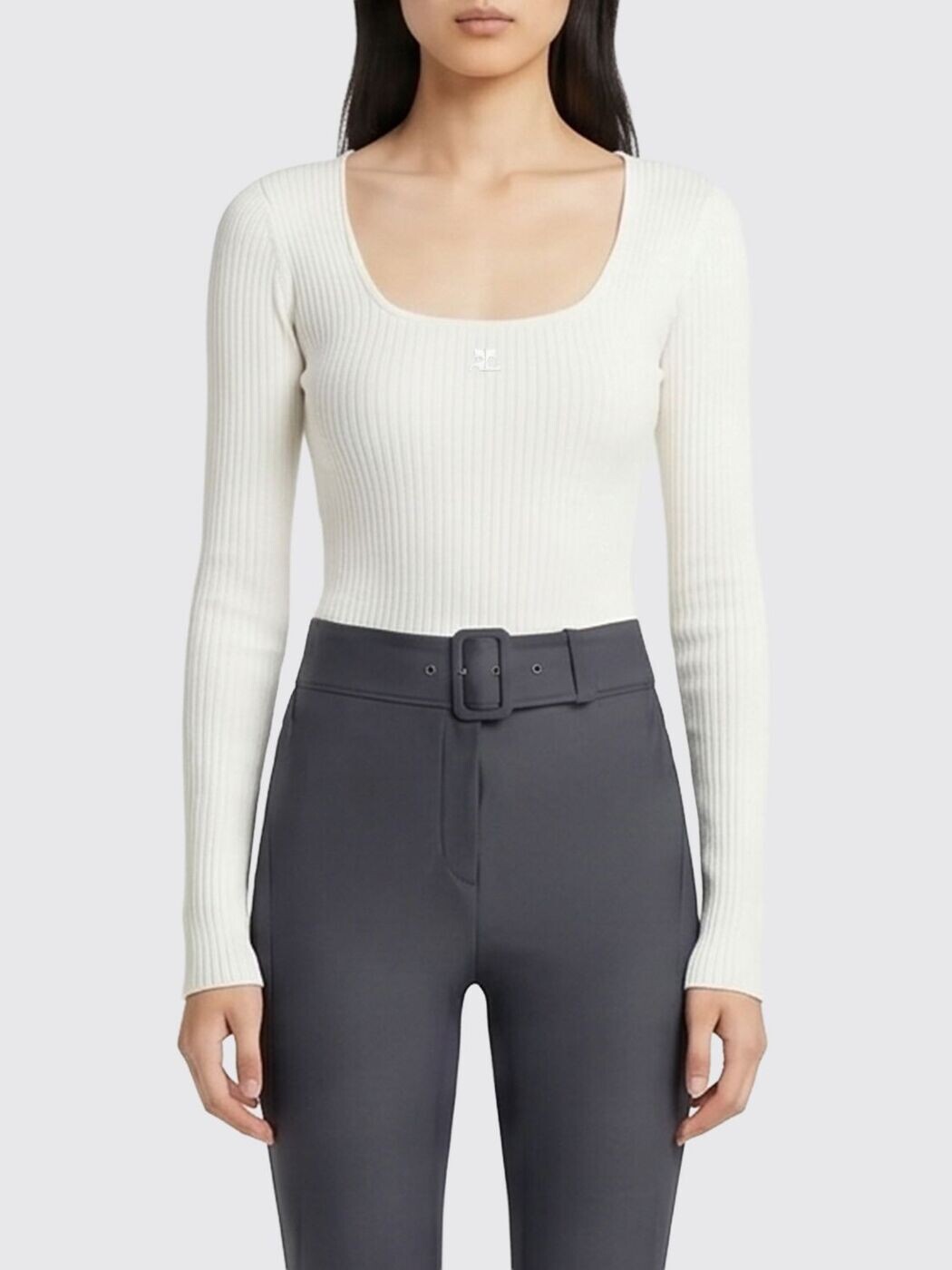 クレージュ COURREGES ティーシャツ トップス レディース 白いこと T-shirts and tops 126MTO479FI0001 関税 貨物輸送無料 2026SS gi
