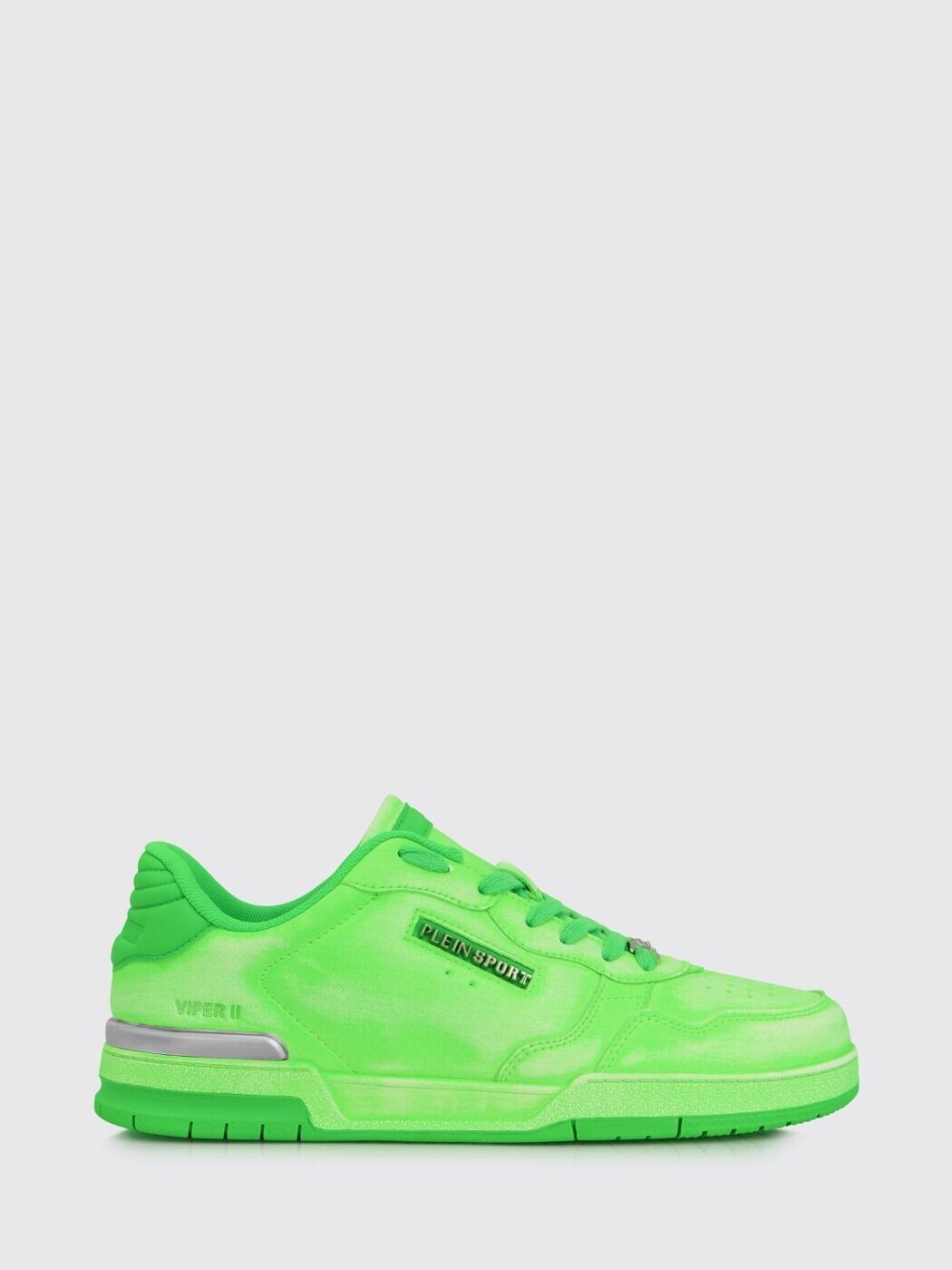 飾り気のない運動競技 PLEIN SPORT スニーカー メンズ 緑であること Sneakers SAFSUSC0841SLE004N 関税 貨物輸送無料 2026SS gi