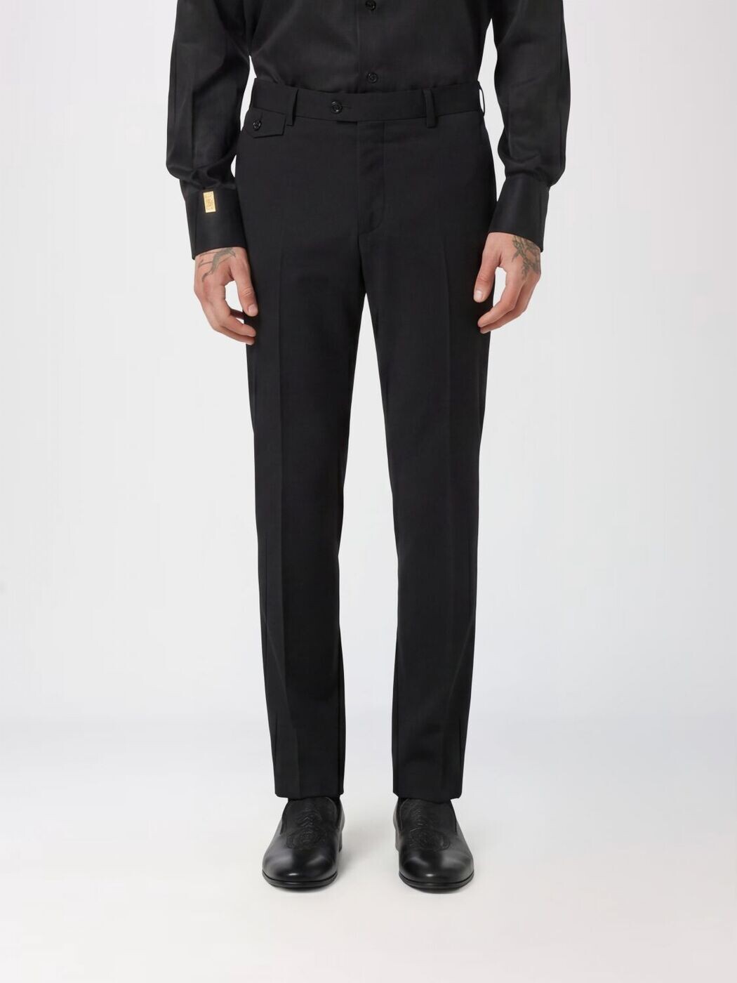 ビリオネア BILLIONAIRE ズボン ズボン下 メンズ 黒いこと Trousers WAECMRT1604BTE033N Black 関税 貨物輸送無料 2026SS gi