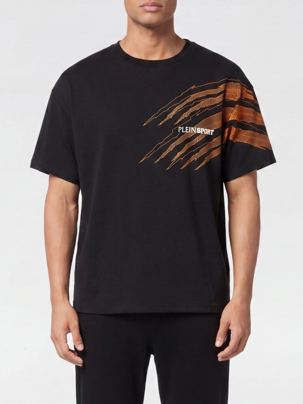 飾り気の無い運動競技 PLEIN SPORT プルオーバー メンズ T-shirts AAECMTK8766STE001N 関税 貨物輸送無料 2026SS gi