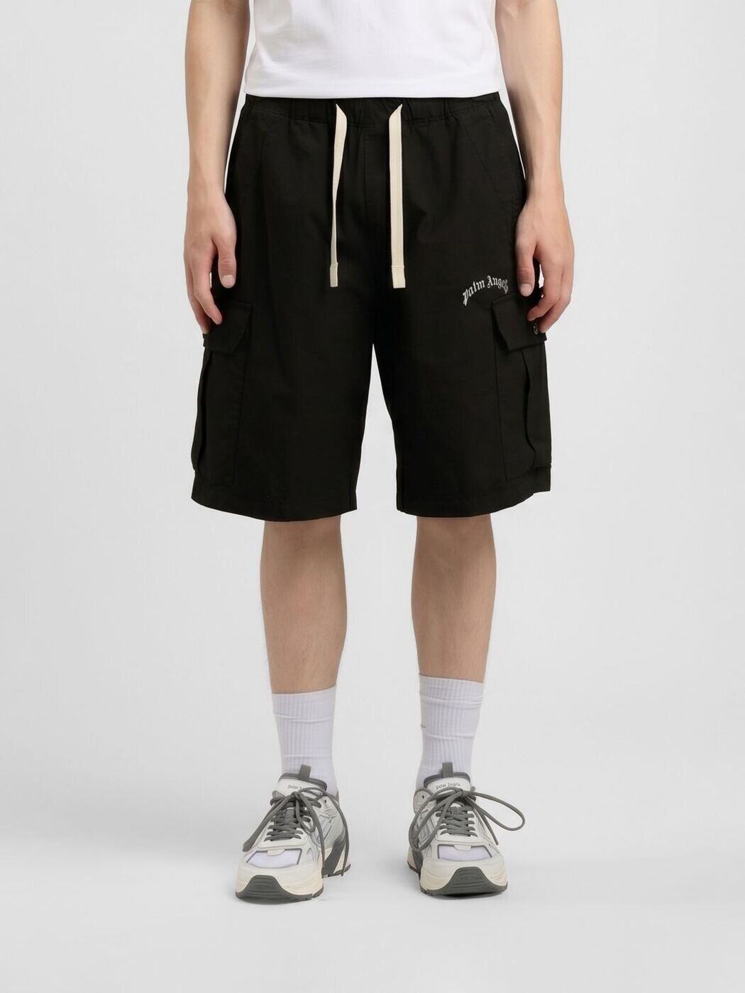 パーム エンジェルス PALM ANGELS さる股引き メンズ 黒いこと Shorts PMCS012S26FAB002 関税 貨物輸送無料 2026SS gi