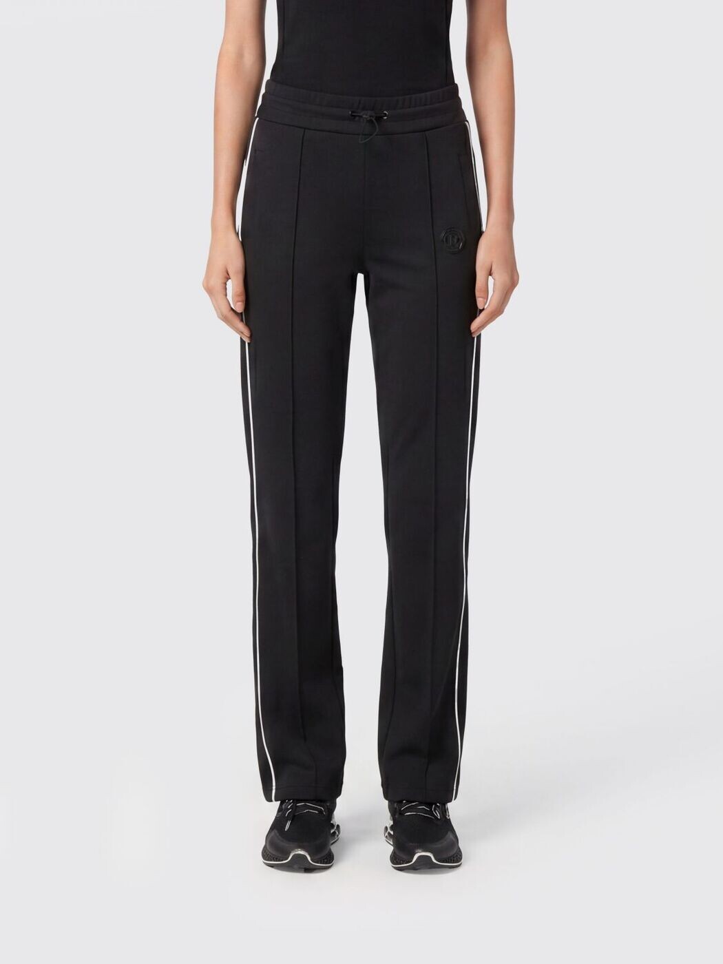 飾り気の無い・運動競技 PLEIN SPORT ズボン ズボン下 レディース 黒いこと Trousers FAECWJT2152STE003N 関税 貨物輸送無料 2026SS gi