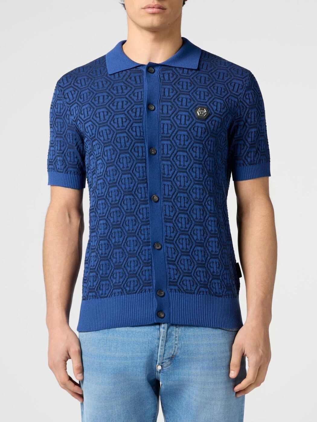 フィリップ プレイン PHILIPP PLEIN セーター ニットウェア メンズ ネイビー Knitwear SAFCMKK0313PTE076N Navy 関税 送料無料 2026SS gi｜BRANDSHOP「il Tesoro」