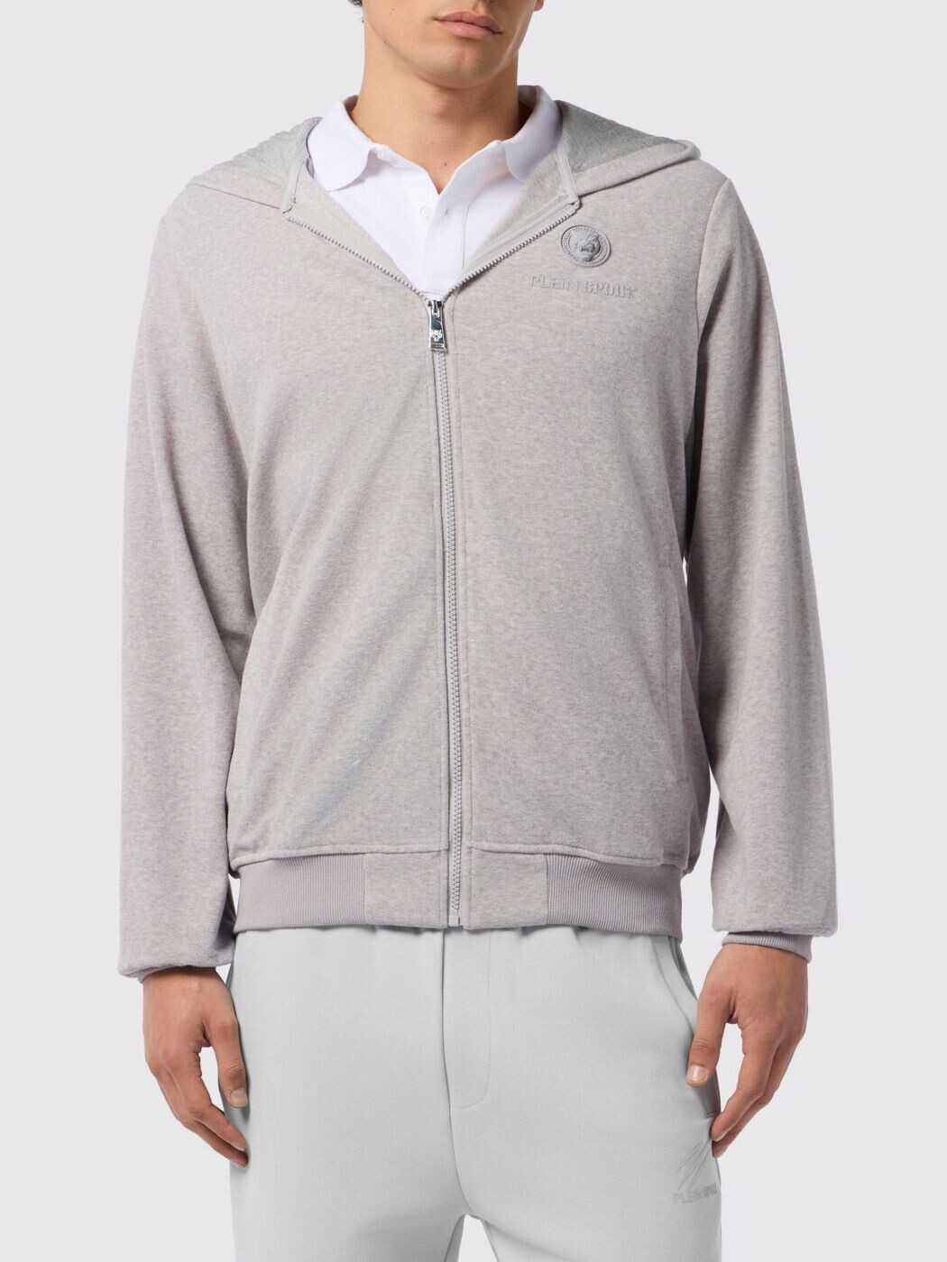 飾り気の無い運動競技 PLEIN SPORT トレーナー 調教師 メンズ 薄墨色 Sweatshirts FAECMJB3754SJY001N 関税 貨物輸送無料 2026SS gi