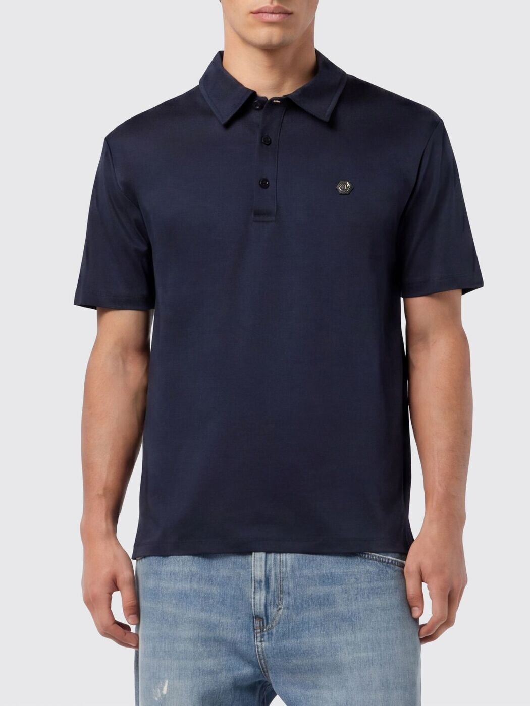 フィリップ 飾り気の無い PHILIPP PLEIN スポーツシャツ メンズ 米国海軍 Polo shirts AAECMTK8744PJY002N 関税 貨物輸送無料 2026SS gi