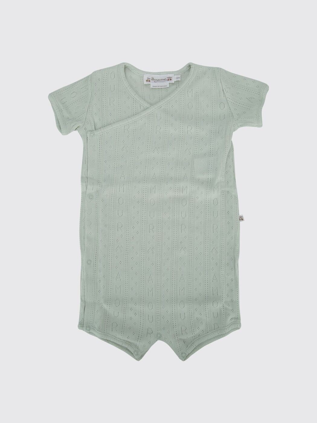 ボンポワン BONPOINT ティーシャツ トップス ベビーユニセックス 緑であること T-shirt S06ONIK00010 関税 貨物輸送無料 2026SS gi