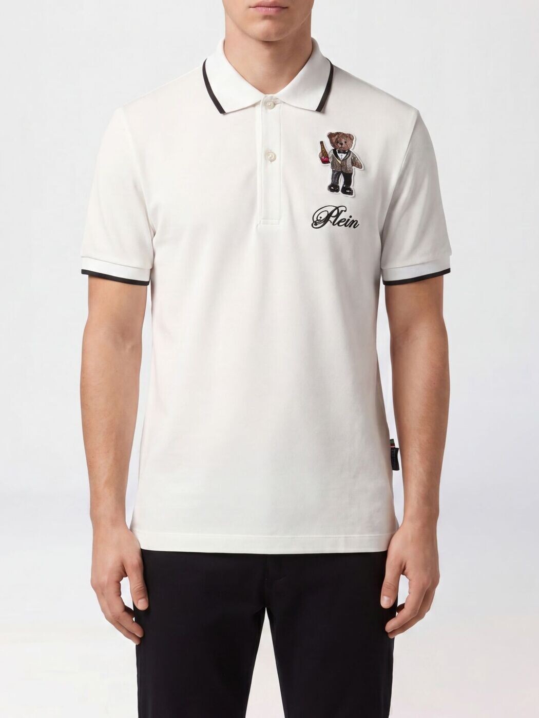 フィリップ 飾り気の無い PHILIPP PLEIN スポーツシャツ メンズ 白いこと Polo shirts FAECMTK8586PTE179N 関税 貨物輸送無料 2026SS gi