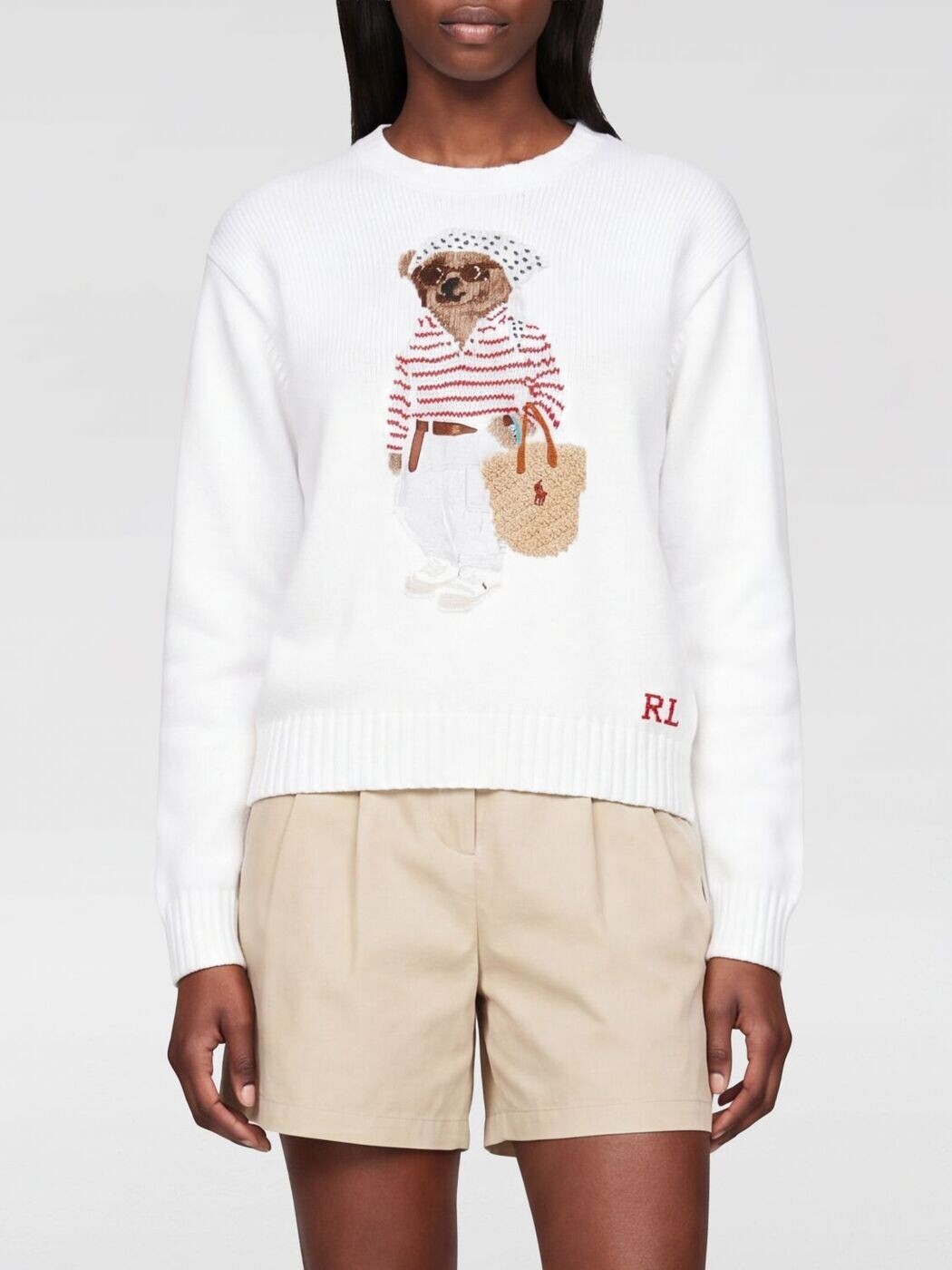 ラルフローレン POLO RALPH LAUREN スウェーター 編み物お召しもの レディース 白いこと Knitwear 211A12723 関税 貨物輸送無料 2026SS gi