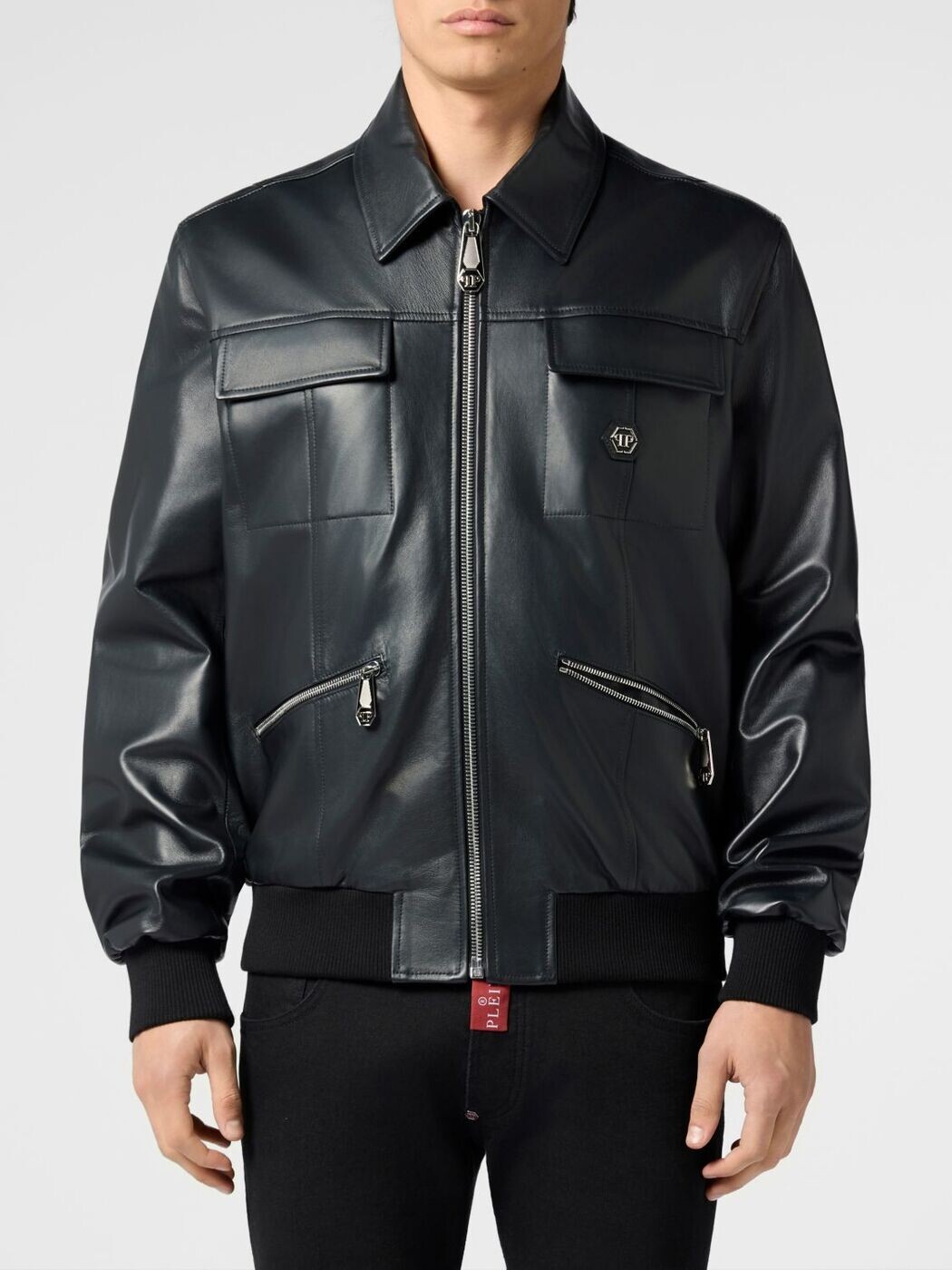 フィリップ 飾り気の無い PHILIPP PLEIN 上衣 メンズ 黒いこと Jackets PAFCMLB2048PLE005N 関税 貨物輸送無料 2026SS gi