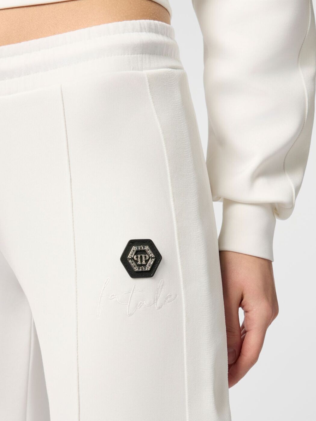 フィリップ飾り気の無い PHILIPP PLEIN ズボン ズボン下 レディース 白いこと Trousers AAECWJT2184PTE003N 関税 貨物輸送無料 2026SS gi