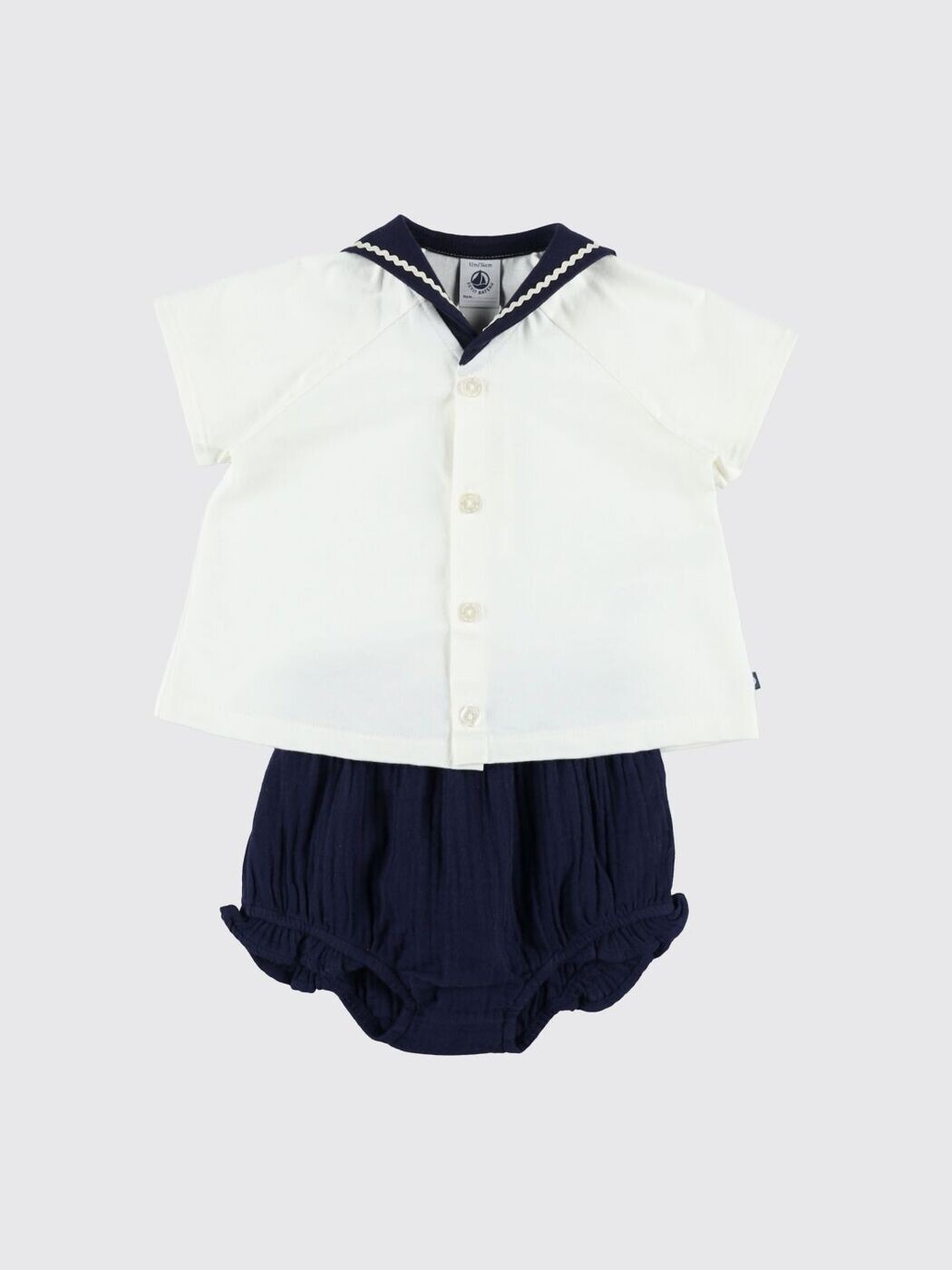 プチバトー PETIT BATEAU 貨物自動車背広 セットアップ もの言う花御召しもの ベビーユニセックス 白いこと Tracksuits A0F3W 関税 貨物輸送無料 2026SS gi