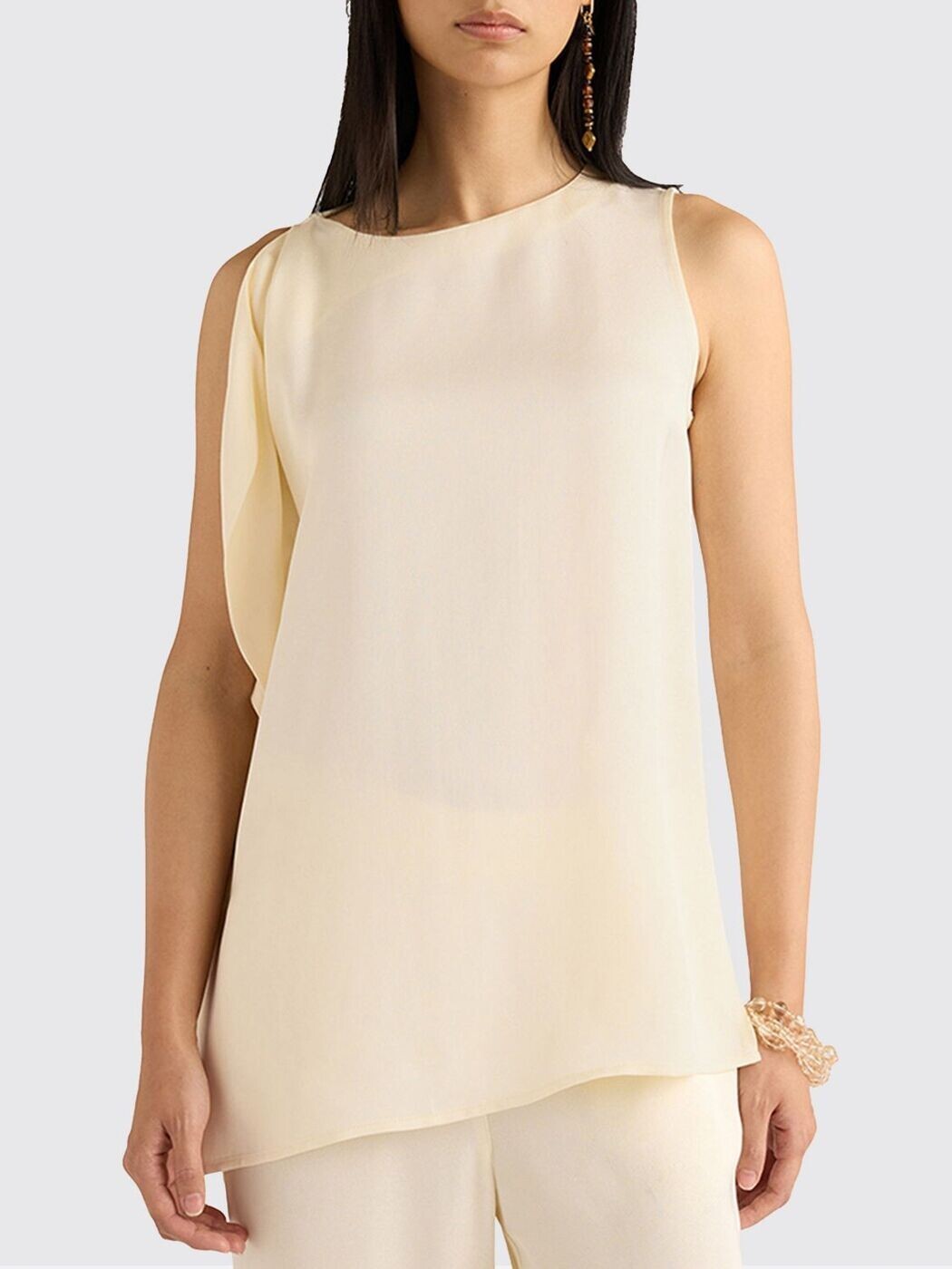 モモニ MOMONI Tシャツ トップス レディース ベージュ T-shirts and tops 265MMOTO014265MO31 Cream 関税 送料無料 2026SS gi|BRANDSHOP「il Tesoro」
