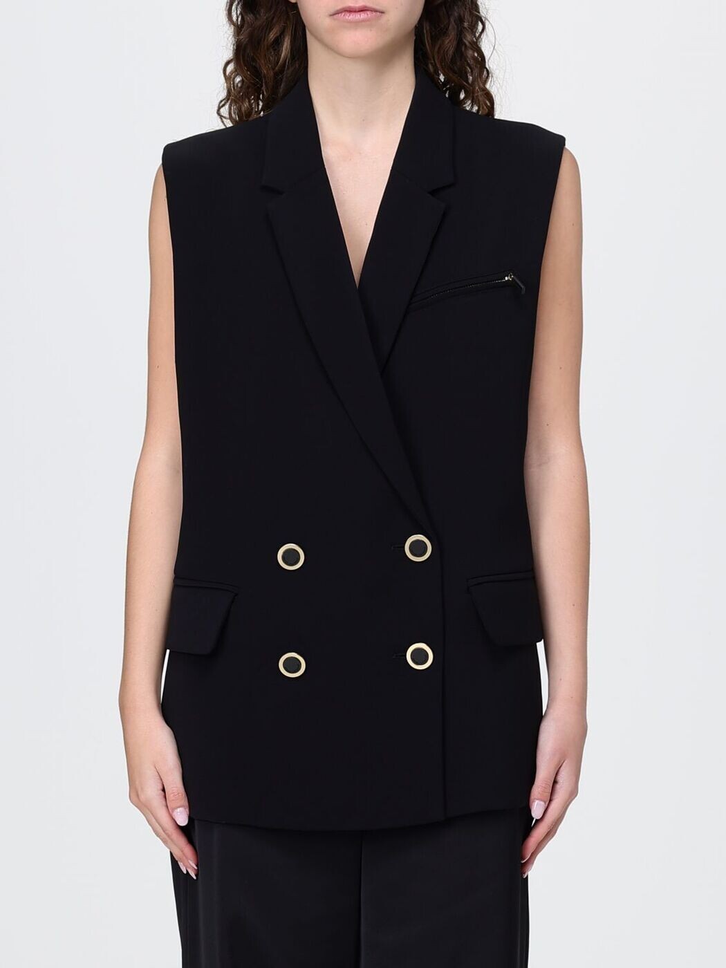 アルマーニ 取り替えっこ ARMANI EXCHANGE トレンチコート 厚地の外套 レディース 黒いこと Coats and trench coats XW001823AF16125 関税 貨物輸送無料 2026SS gi