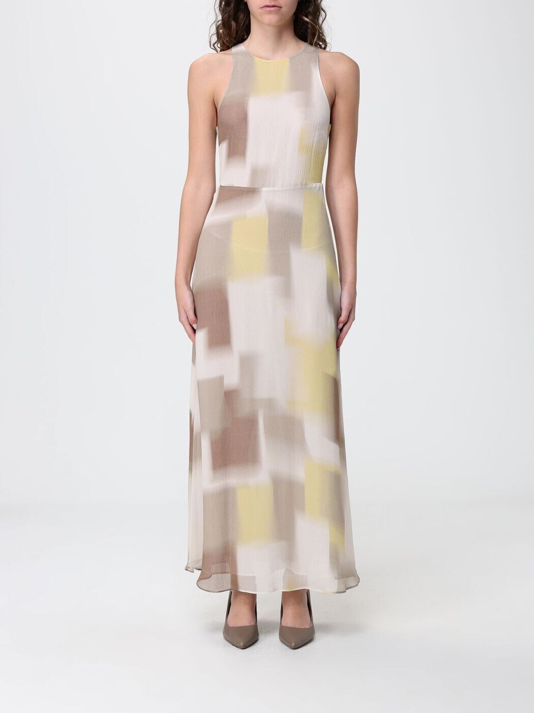 アルマーニ 取り替えっこ ARMANI EXCHANGE 衣裳 御召しもの レディース 黄色 Dresses XW001963AF21554 関税 貨物輸送無料 2026SS gi