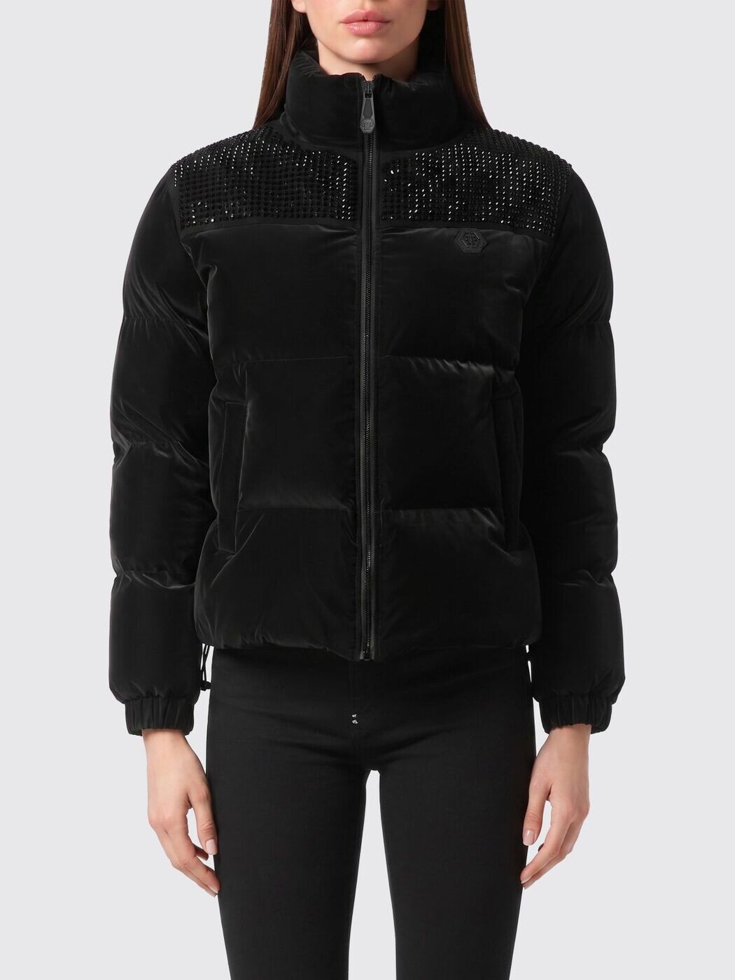 フィリップ飾り気の無い PHILIPP PLEIN 背広上衣 背広 上衣 レディース 黒いこと Suit Jackets AAECWRB1541PTE003N 関税 貨物輸送無料 2026SS gi