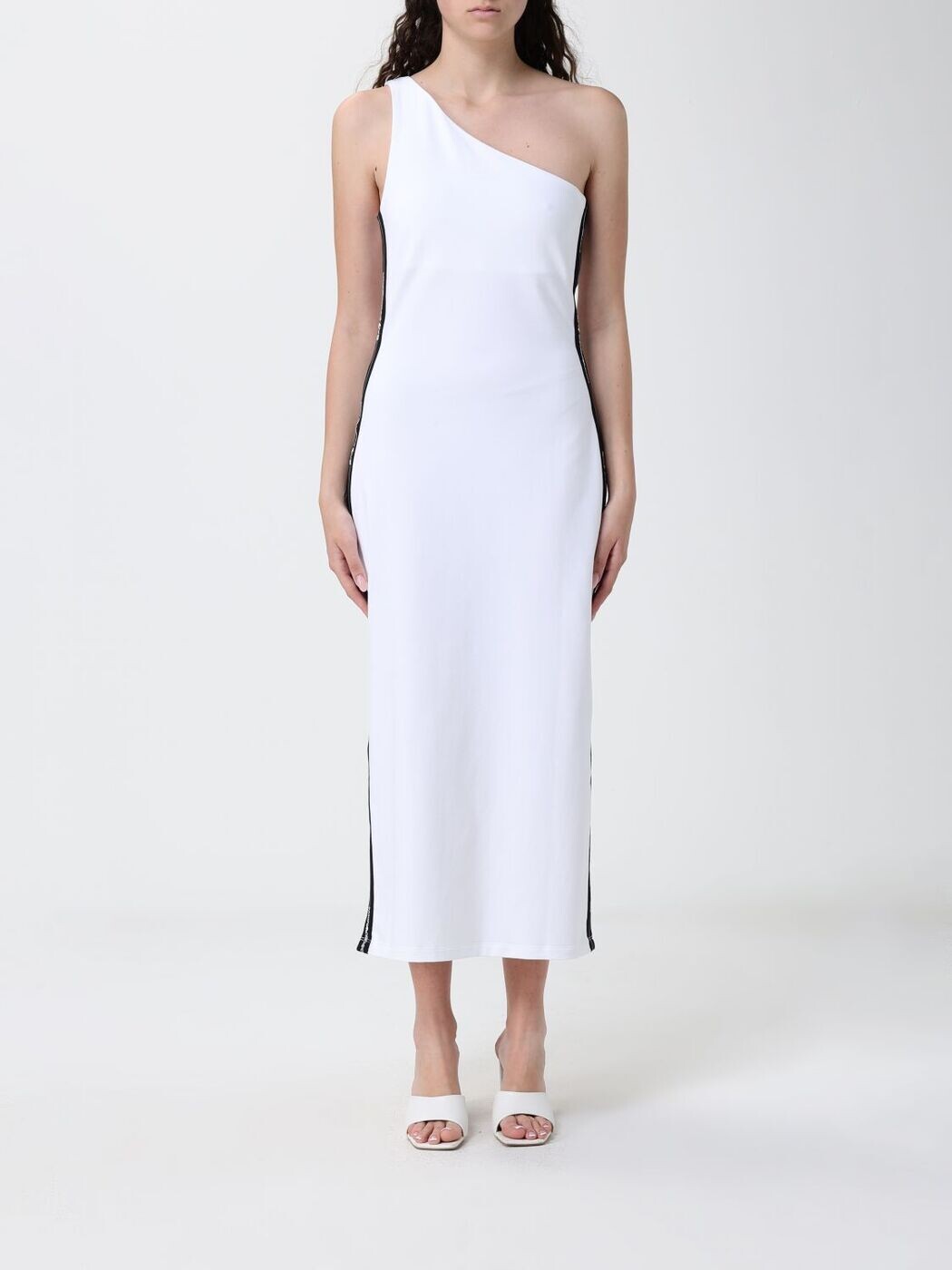 エン急性灰白髄炎 アルマーニ EA7 衣裳 御召しもの レディース 白いこと Dresses 7W000962AF12484 関税 貨物輸送無料 2026SS gi