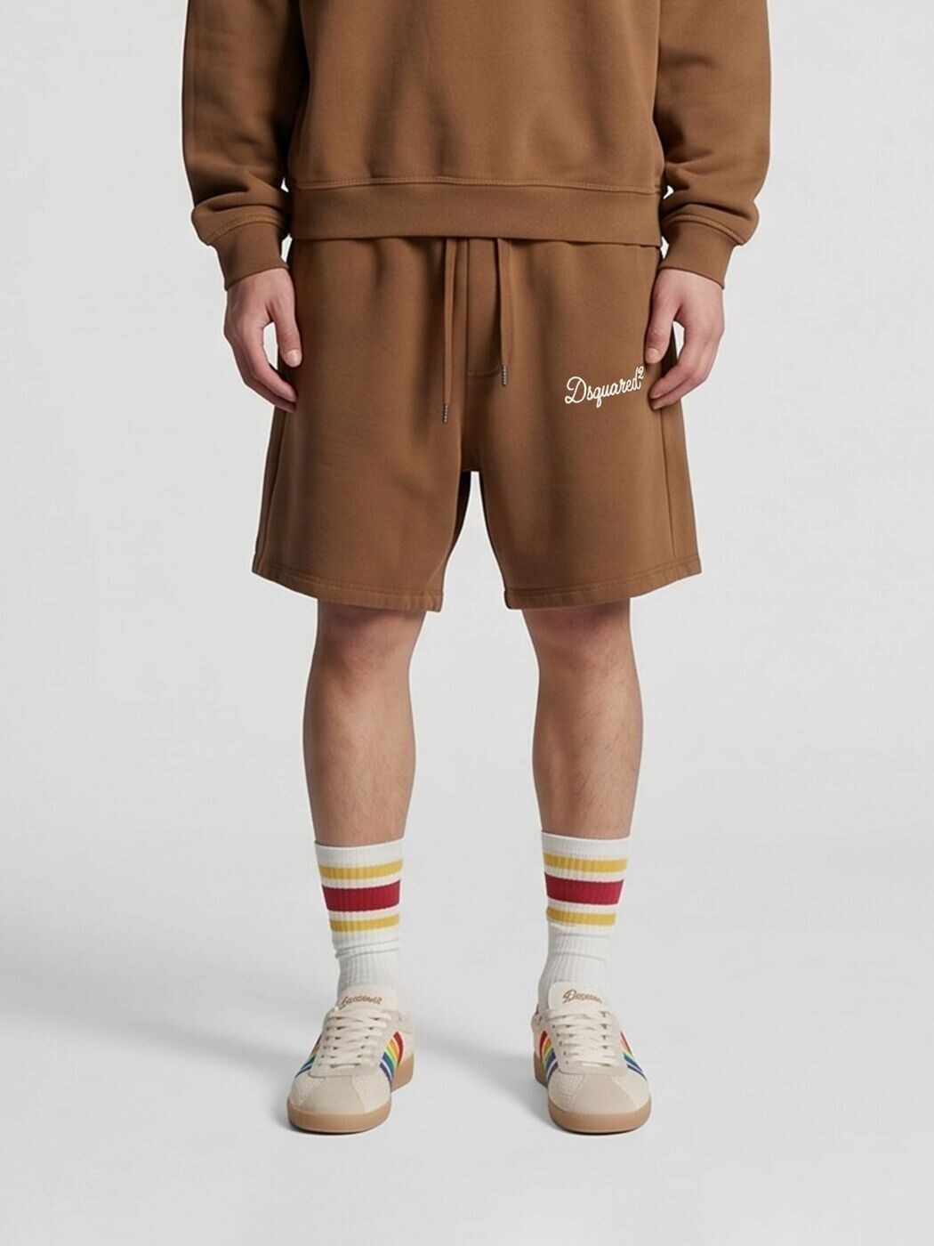 ディースクエアード DSQUARED2 さる股引き メンズ 赤銅色 Shorts S74MU0969D25029 関税 貨物輸送無料 2026SS gi