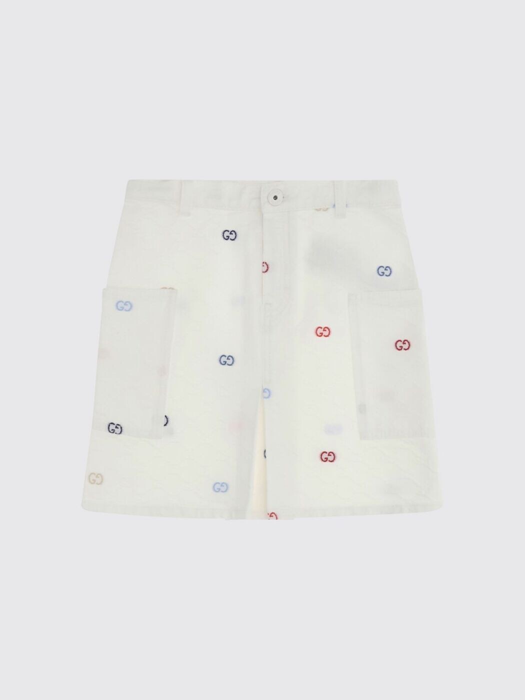 グッチ GUCCI ミニ御徒面子 スコート ガールズ 白いこと Mini-skirts 856226XDDFC 関税 貨物輸送無料 2026SS gi