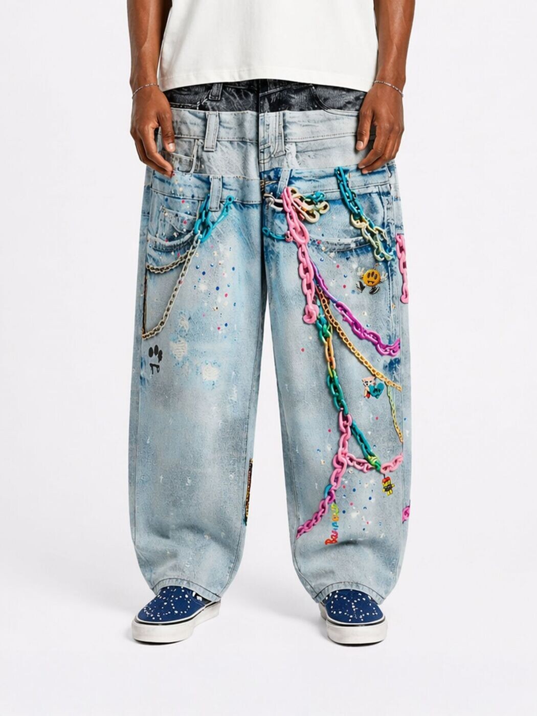バロウ BARROW ジーンズ メンズ 青み Jeans S6BWUADP040 関税 貨物輸送無料 2026SS gi