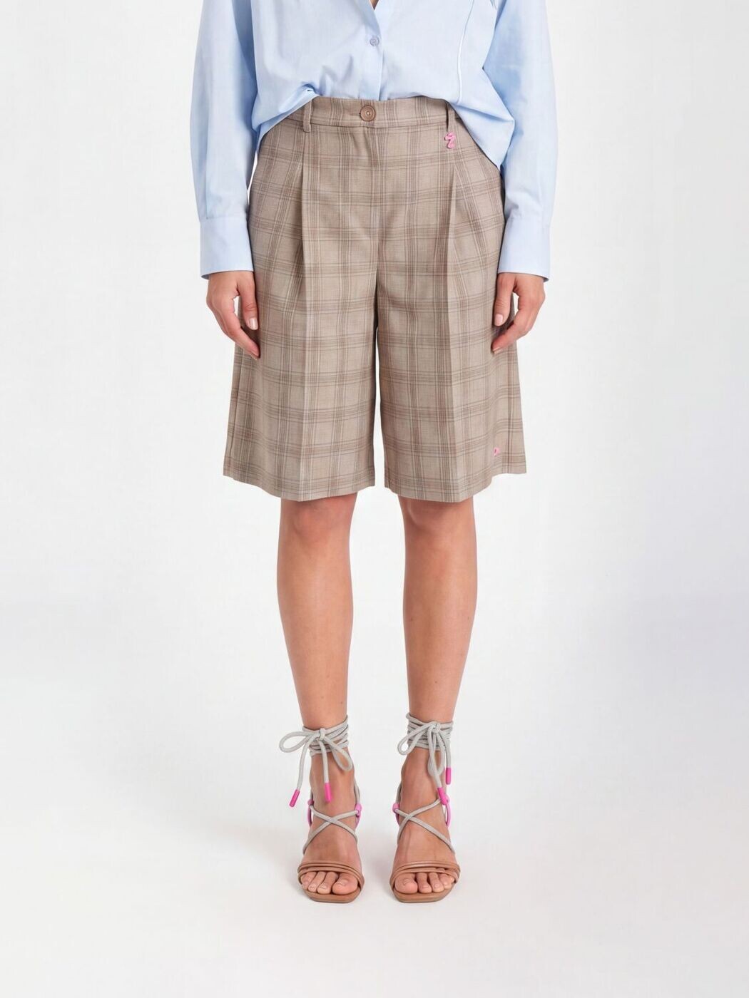 アティチュード ツイン仕掛ける ACTITUDE TWINSET ジーンズさる股引き さる股引き レディース Denim shorts 261AQ2022 関税 貨物輸送無料 2026SS gi