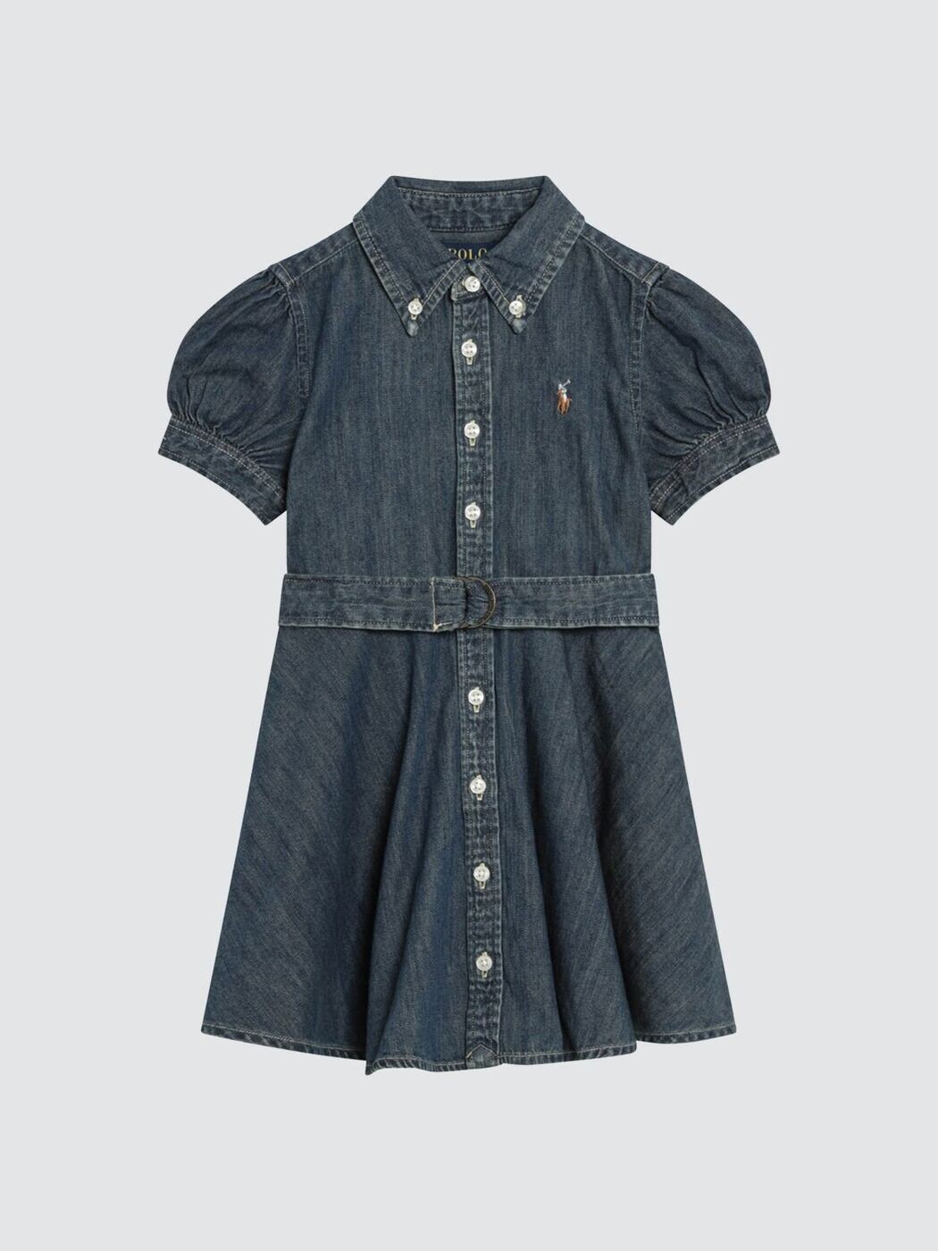 ポロ・ラルフローレン POLO RALPH LAUREN ロングドレス ドレス ガールズ ブルー Long dresses 312A11970 Denim 関税 送料無料 2026SS gi｜BRANDSHOP「il Tesoro」
