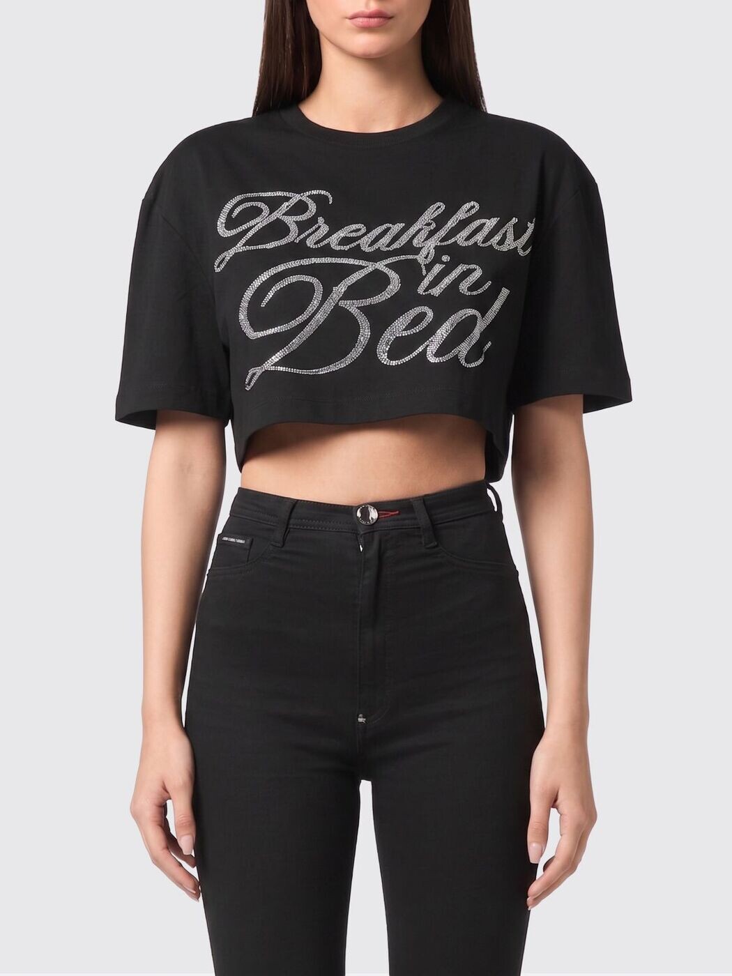フィリッププレイン PHILIPP PLEIN ポロシャツ Tシャツ レディース ブラック T-shirts and polo shirts AAECWTK3783PJY002N Black 関税 送料無料 2026SS gi|BRANDSHOP「il Tesoro」