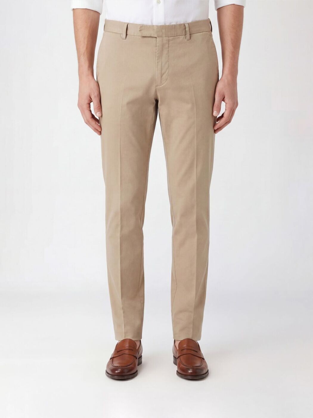 サンタニエッロ SANTANIELLO ズボン ズボン下 メンズ ベージュ Trousers DSE2530504T 関税 貨物輸送無料 2026SS gi