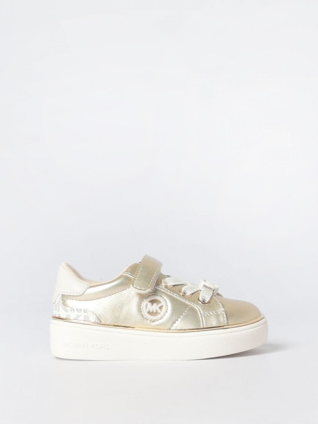 マイケル・授業計画 MICHAEL KORS KIDS 厚底スニーカー スニーカー ガールズ ゴールド High top sneakers MK042807 関税 貨物輸送無料 2026SS gi
