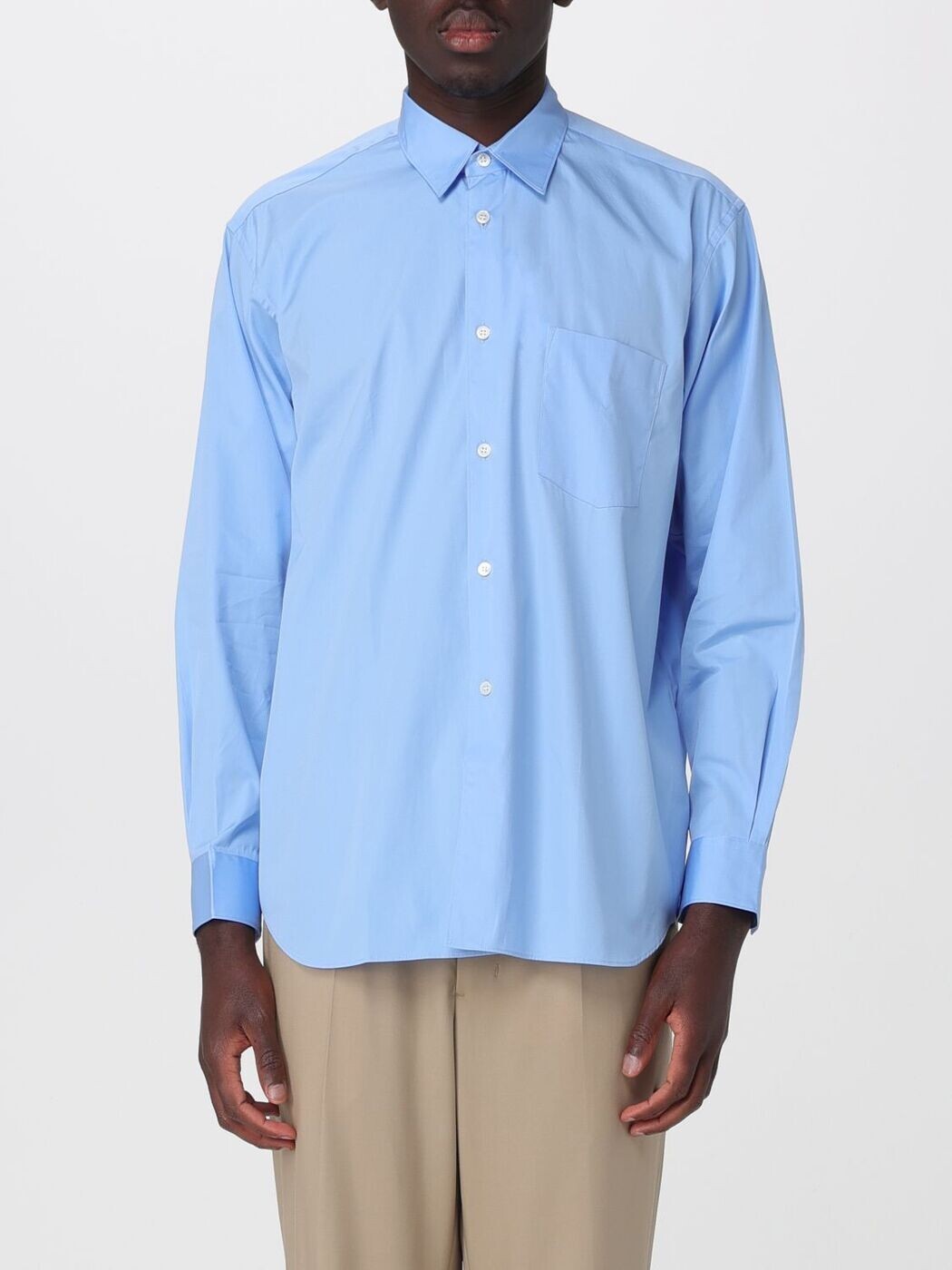 コム デ 給仕 COMME DES GARCONS プルオーバー メンズ 青色 Shirts FZB011PER 関税 貨物輸送無料 2026SS gi