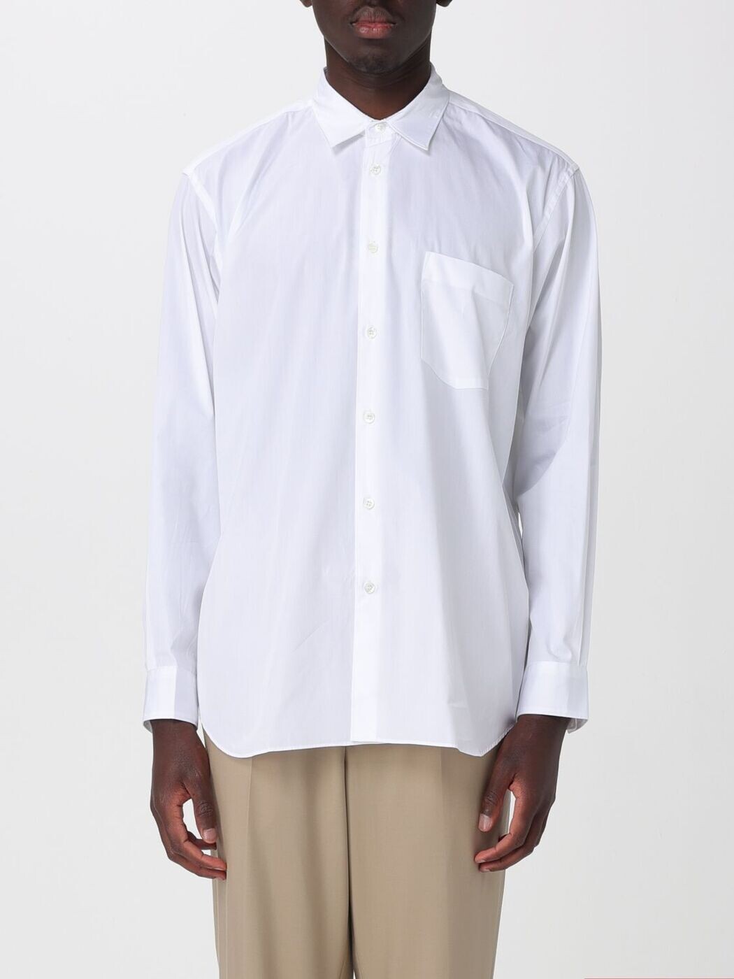 コム デ 給仕 COMME DES GARCONS プルオーバー メンズ 白いこと Shirts FZB011PER 関税 貨物輸送無料 2026SS gi
