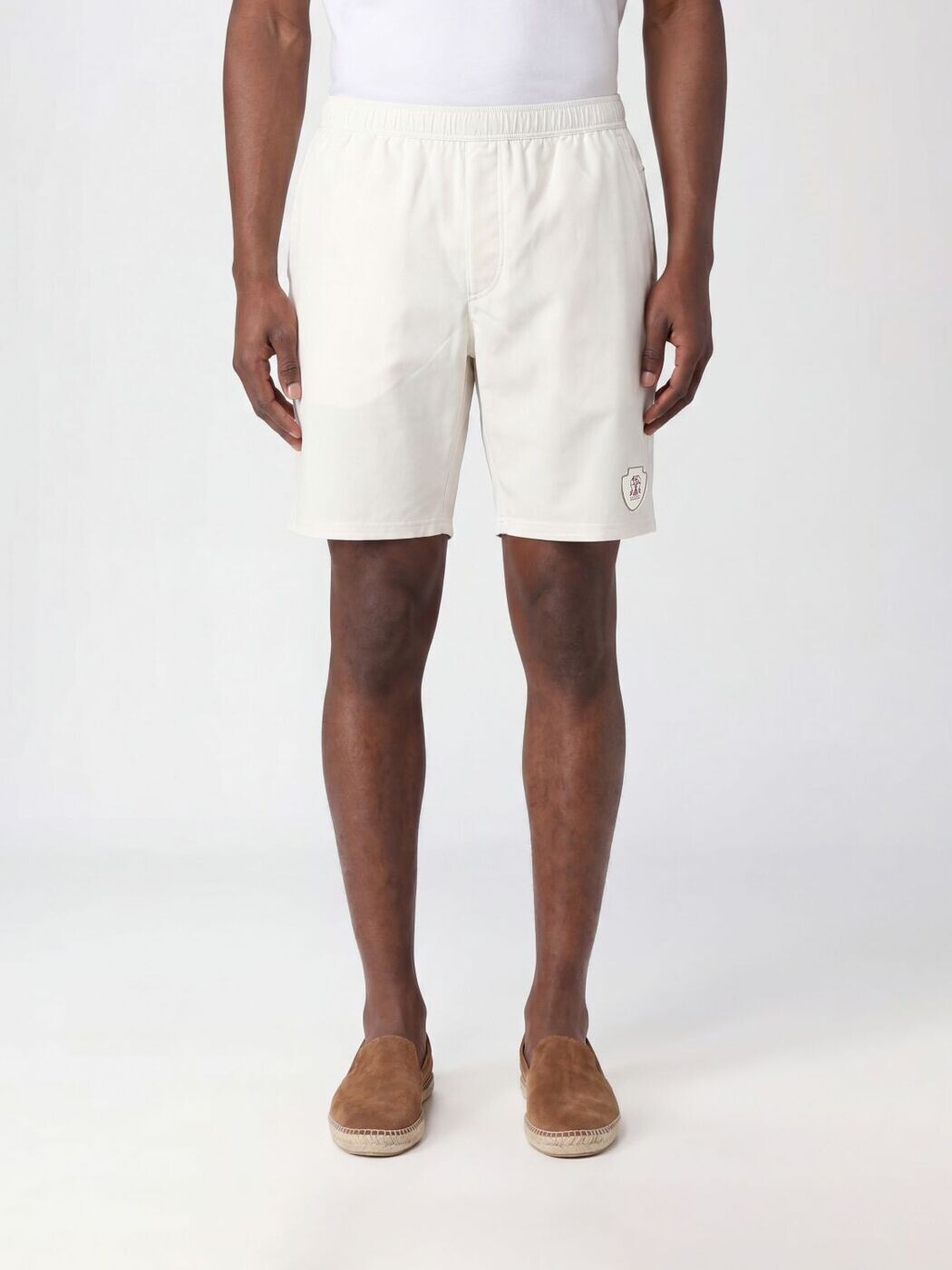 ブルネロ クチネリ BRUNELLO CUCINELLI さる股引き メンズ 白いこと Shorts MB4223590T 関税 貨物輸送無料 2026SS gi