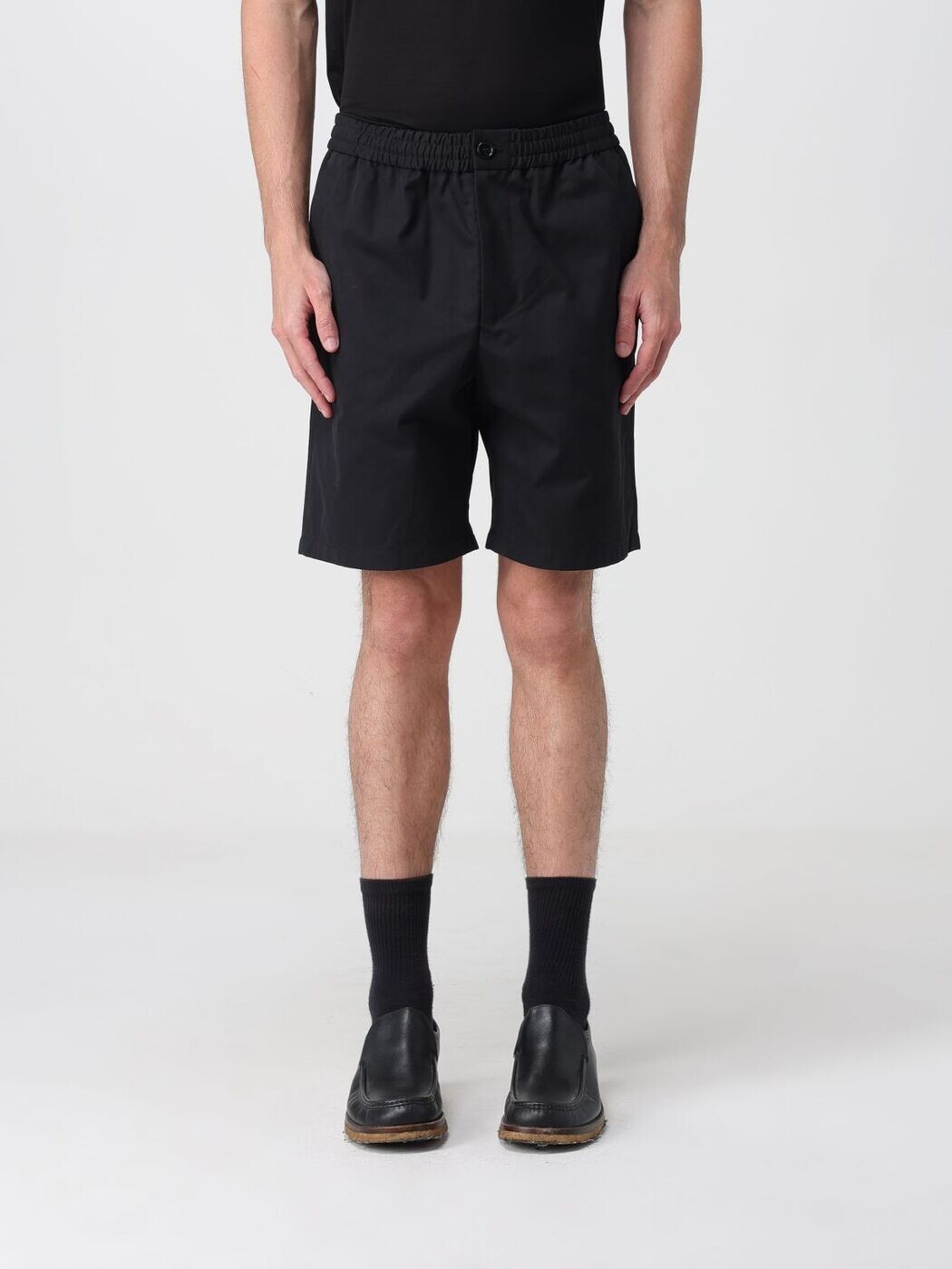 意中の女 パリス AMI PARIS さる股引き メンズ 黒いこと Shorts HSO835CO0132 関税 貨物輸送無料 2026SS gi