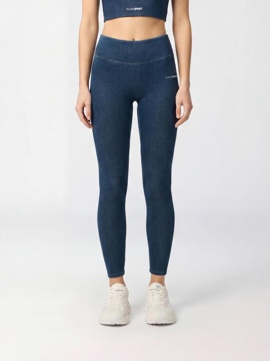飾り気の無い・運動競技 PLEIN SPORT ズボン ズボン下 レディース 青碧 Trousers SAFCWJT2235STE003N 関税 貨物輸送無料 2026SS gi