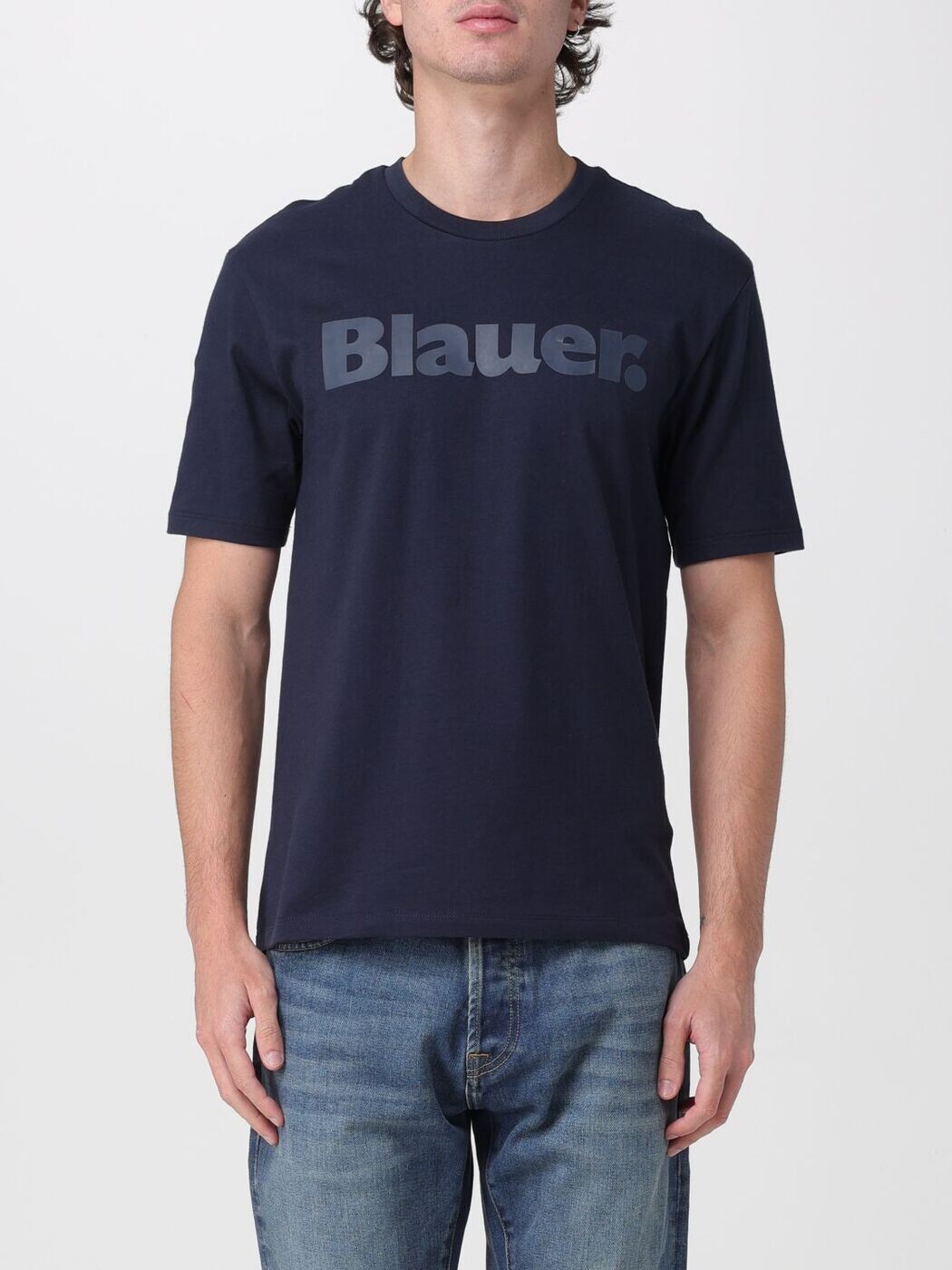 ブラウアー BLAUER Tシャツ メンズ ブルー T-shirts 26SBLUH02287007480 Blue 関税 送料無料 2026SS gi｜BRANDSHOP「il Tesoro」