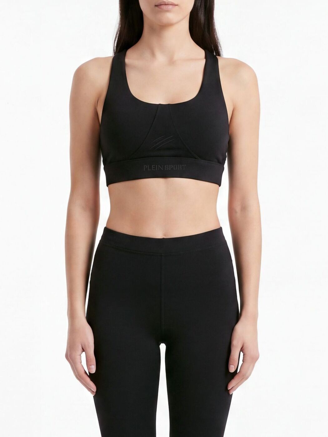 飾り気の無い・運動競技 PLEIN SPORT プルオーバー トップス レディース 黒いこと T-shirts and tops FAECWJU0091STE003N 関税 貨物輸送無料 2026SS gi