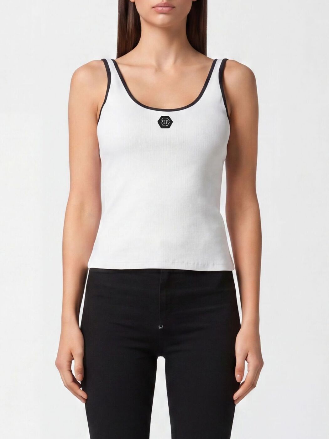 フィリップ飾り気の無い PHILIPP PLEIN ティーシャツ トップス レディース 白いこと T-shirts and tops FAECWTK3737PTE004N 関税 貨物輸送無料 2026SS gi