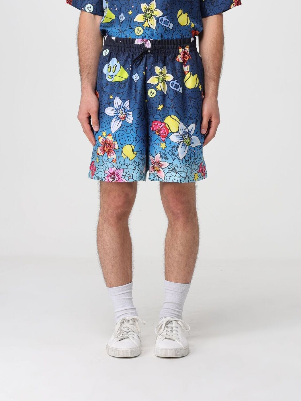 カサブランカ CASABLANCA さる股引き メンズ 青碧 Shorts MSS26TR399 関税 貨物輸送無料 2026SS gi