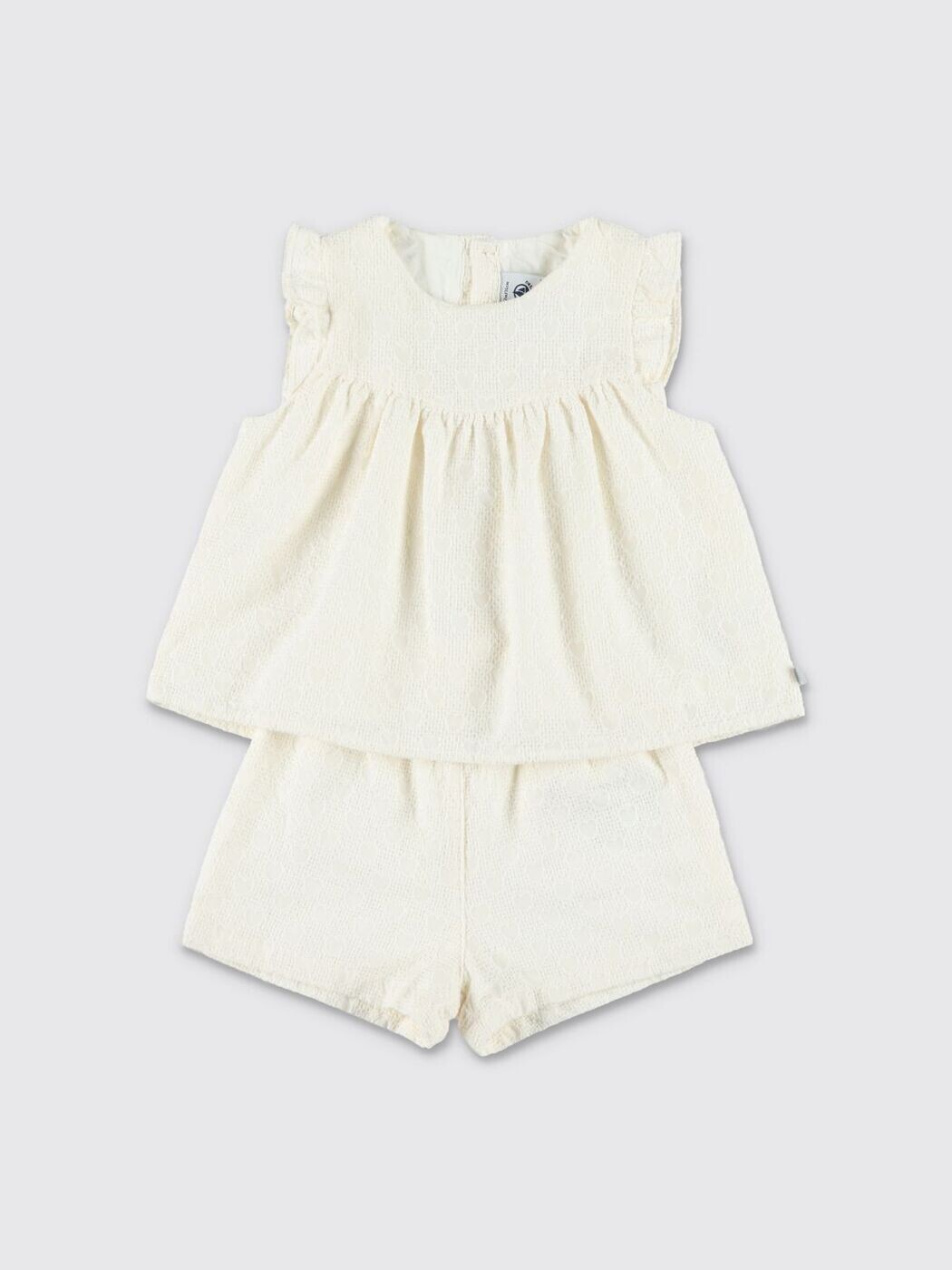 プチバトー PETIT BATEAU 貨物自動車背広 セットアップ もの言う花御召しもの ベビーユニセックス 白いこと Tracksuits A0FAE 関税 貨物輸送無料 2026SS gi