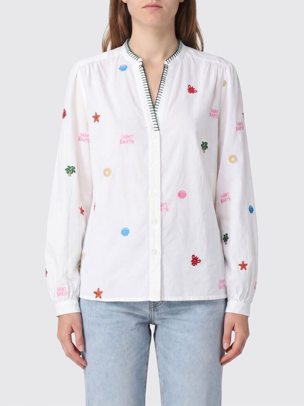 エムシーツーセイントバース MC2 SAINT BARTH プルオーバー レディース 白いこと Shirts LIO0001 関税 貨物輸送無料 2026SS gi