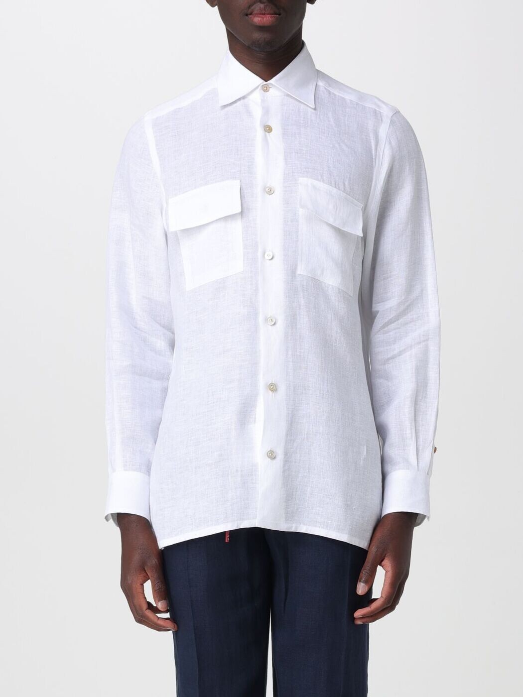 キートン KITON ティーシャツ メンズ 白いこと Shirts UCRRLH969002008 関税 貨物輸送無料 2026SS gi