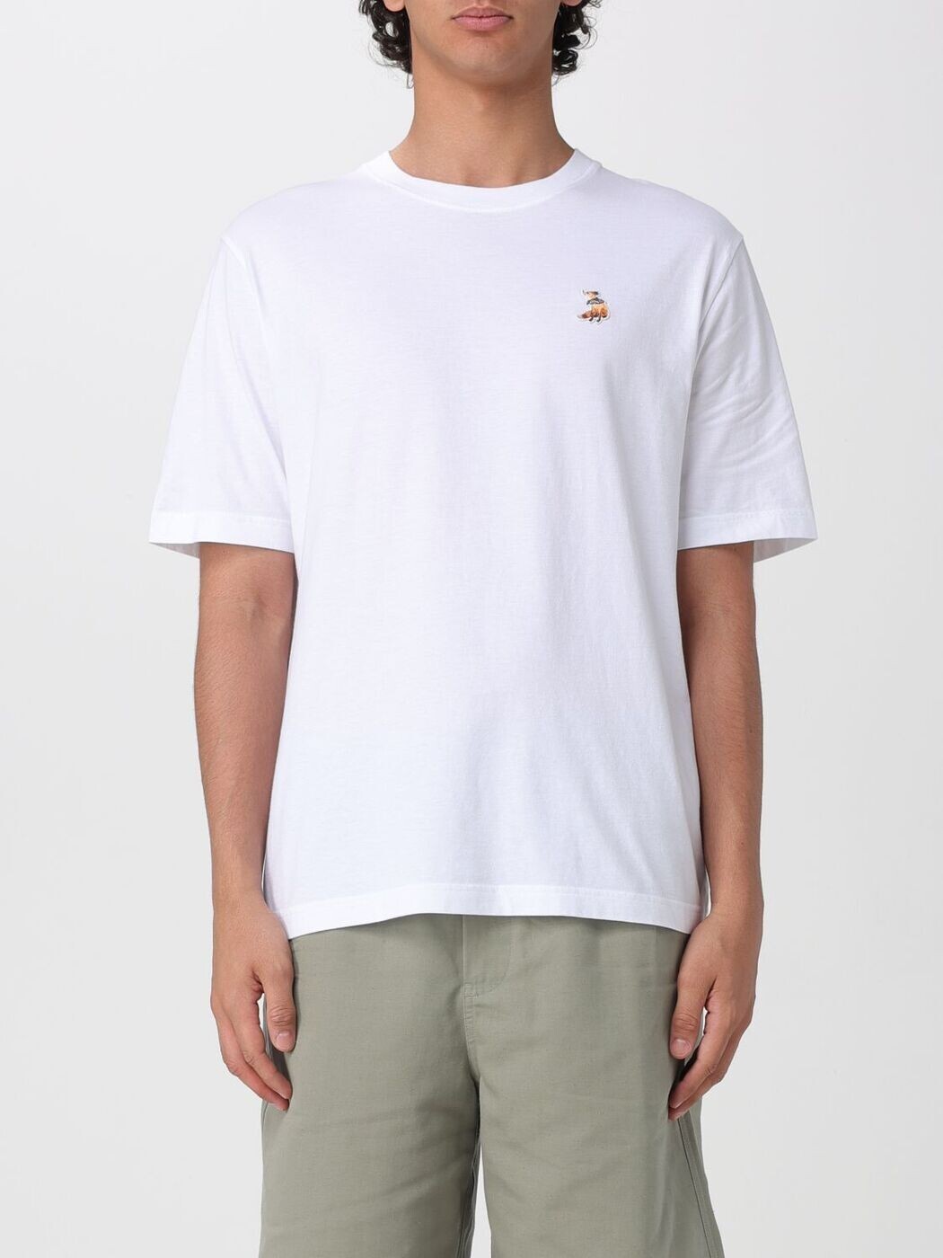 棲み家 狐狸 MAISON KITSUNE プルオーバー メンズ T-shirts QM00102KJ7026 関税 貨物輸送無料 2026SS gi