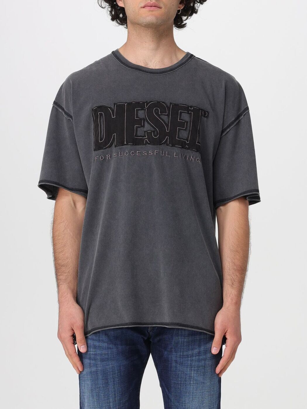 ディーゼル DIESEL プルオーバー メンズ 黒いこと T-shirts A210410KMAH 関税 貨物輸送無料 2026SS gi