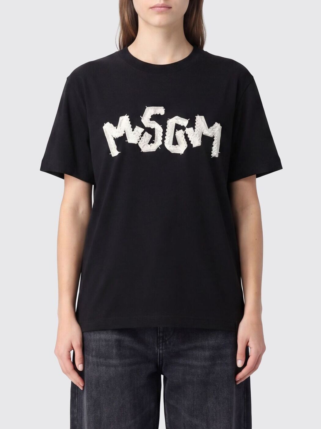 エムエスジーエム MSGM スポーツシャツ プルオーバー レディース 黒いこと T-shirts and polo shirts 4041MDM110D267002 関税 貨物輸送無料 2026SS gi