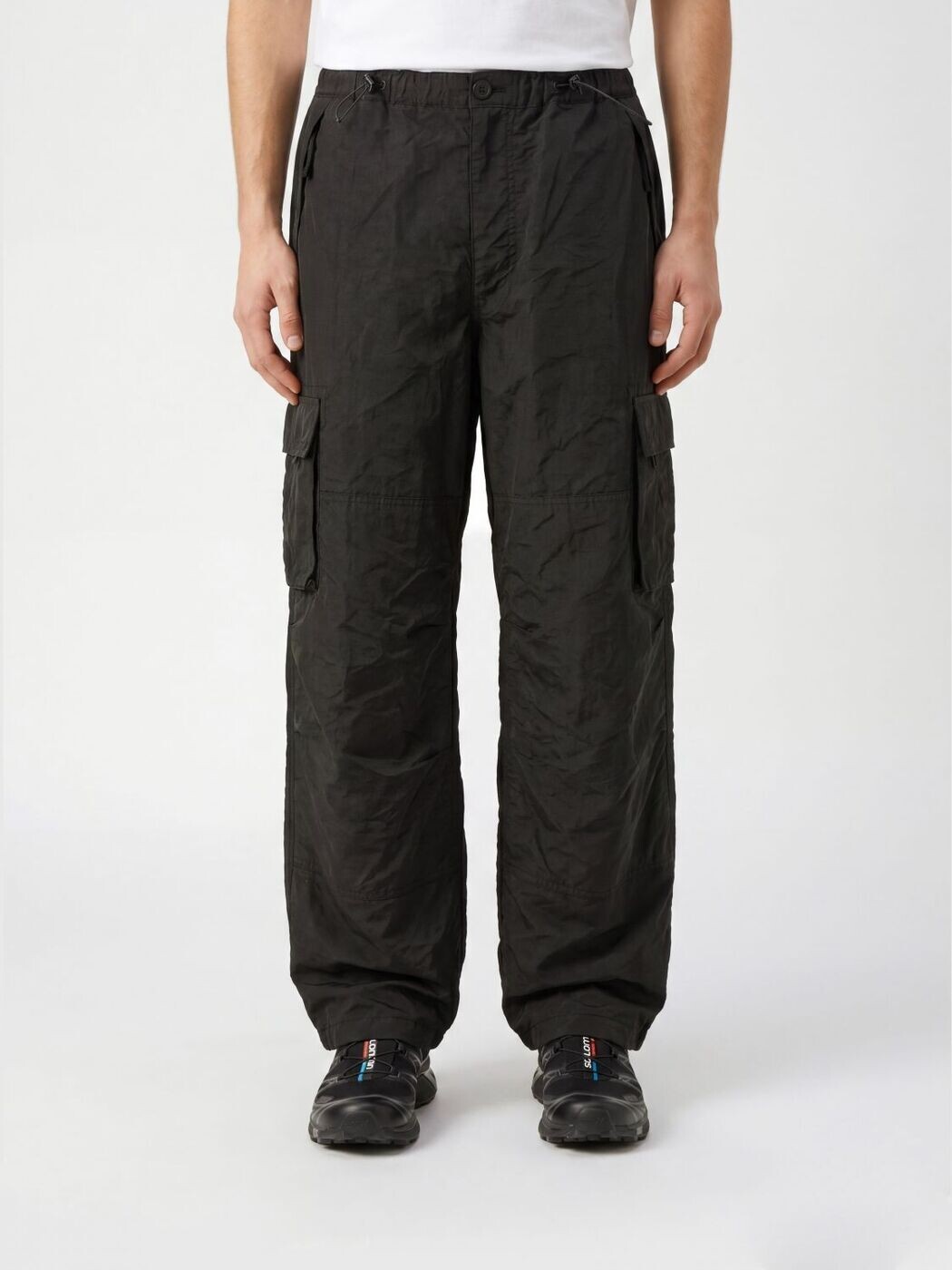 コム デ 給仕 COMME DES GARCONS ズボン ズボン下 メンズ 黒いこと Trousers HQP033 Black 関税 貨物輸送無料 2026SS gi