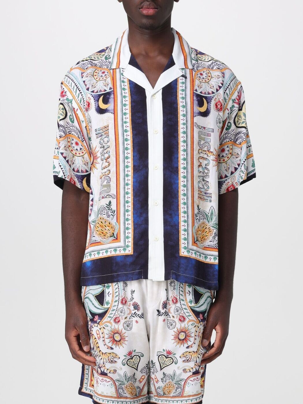 ジャスト カヴァリ JUST CAVALLI プルオーバー メンズ ベージュ Shirts 80OALF04CNF05 関税 貨物輸送無料 2026SS gi