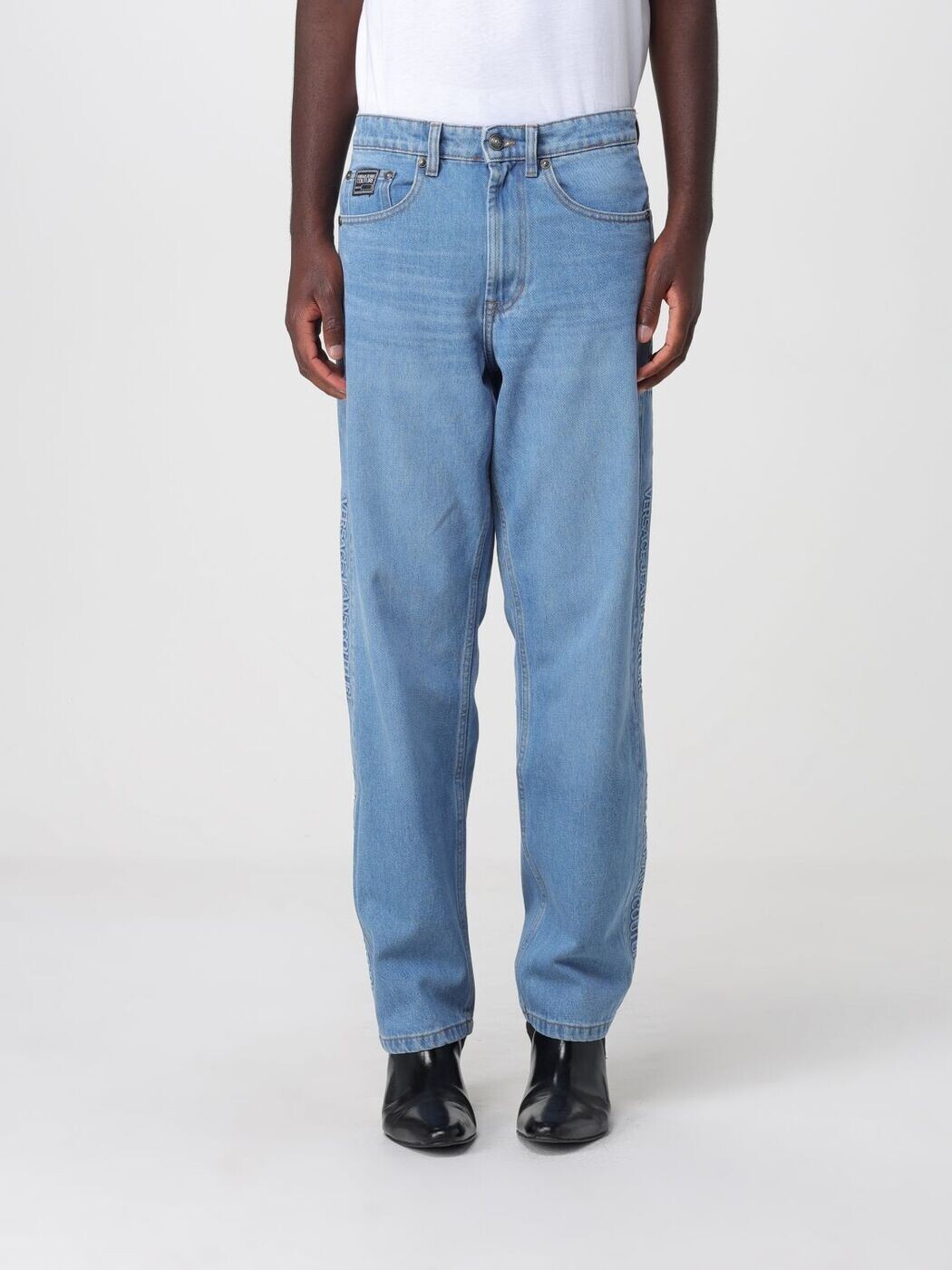 ヴェルサーチ デニム クチュール VERSACE JEANS COUTURE ジーンズ メンズ 青み Jeans 80GAB5RECDWCI 関税 貨物輸送無料 2026SS gi